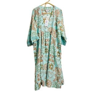 Johnny Was kimono slip dress NWT